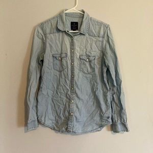 American Eagle Denim Flannel